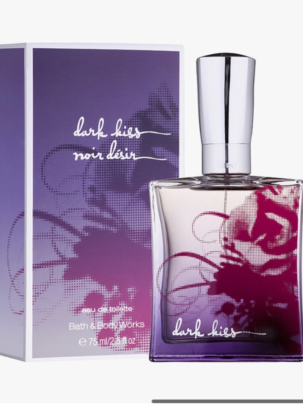 Bath & Body Works DARK KISS EDT Eau De Toilette Perfume 2.5 oz/ 50 ml RARE